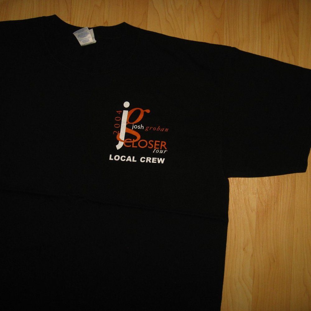 🎵 Josh Groban 2004 Concert T Shirt Extra Large